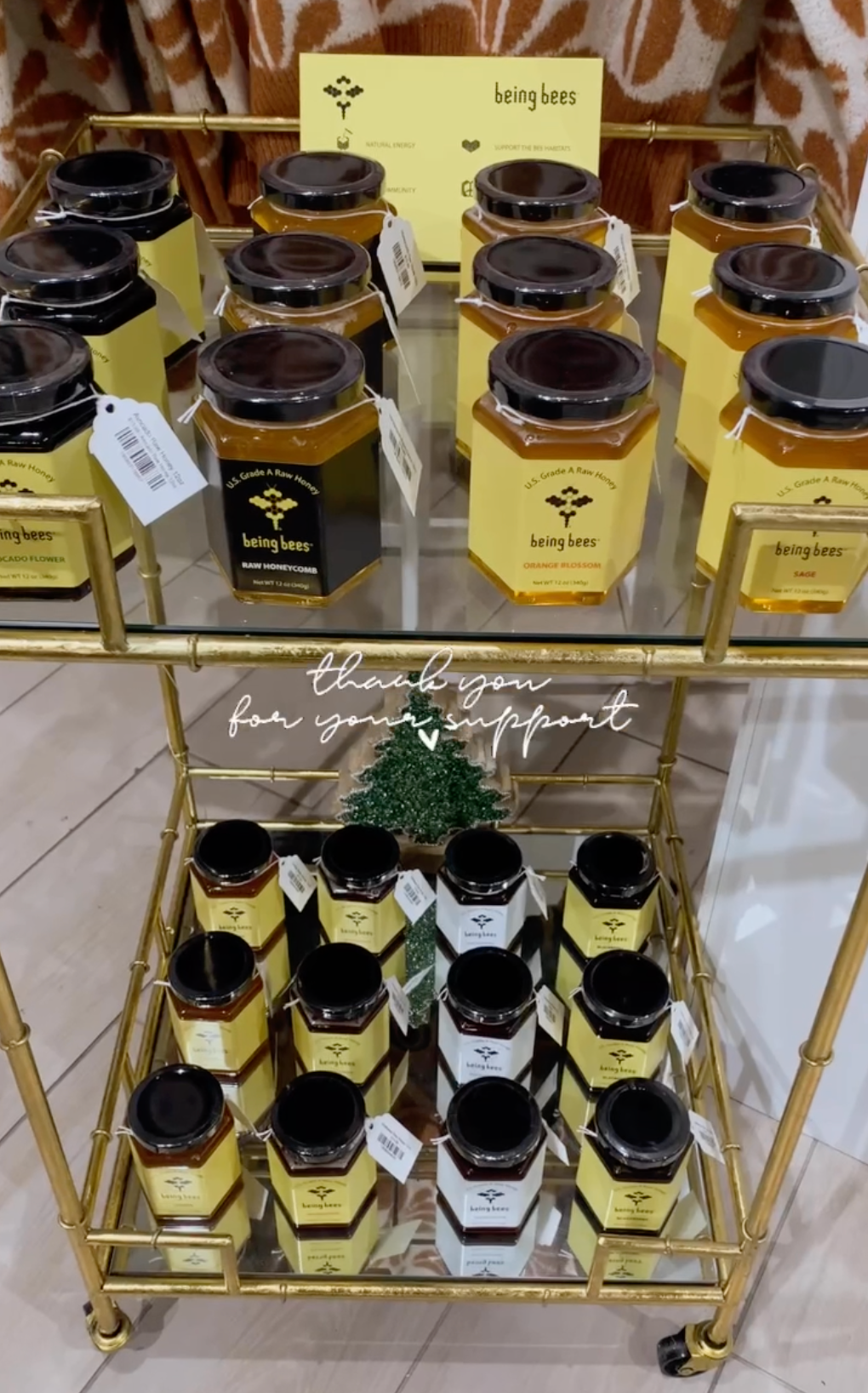 being bees at Fashion Island, Newport Beach